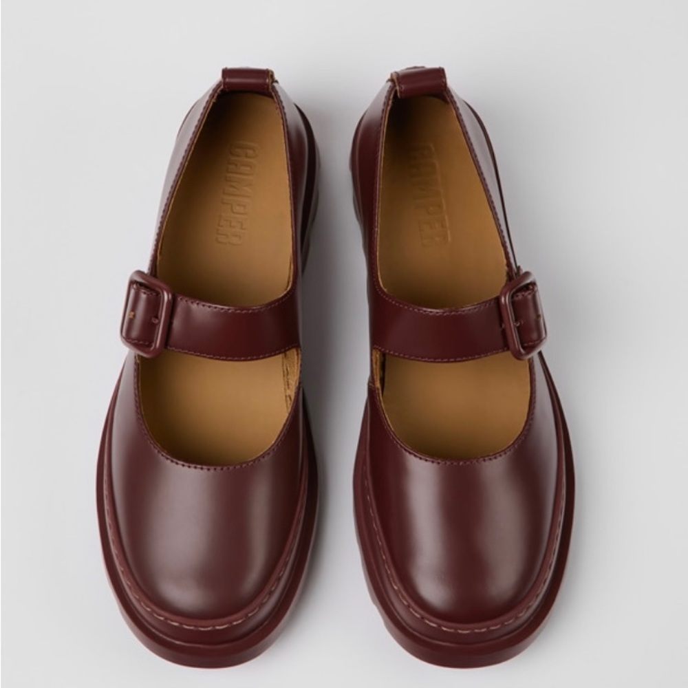 Campers Brutus ballerine bordeau size 39